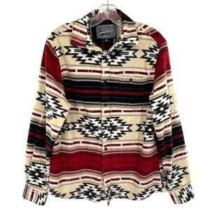 Brooklyn Cloth Men's Aztec Southwest Fleece Button Up Shirt